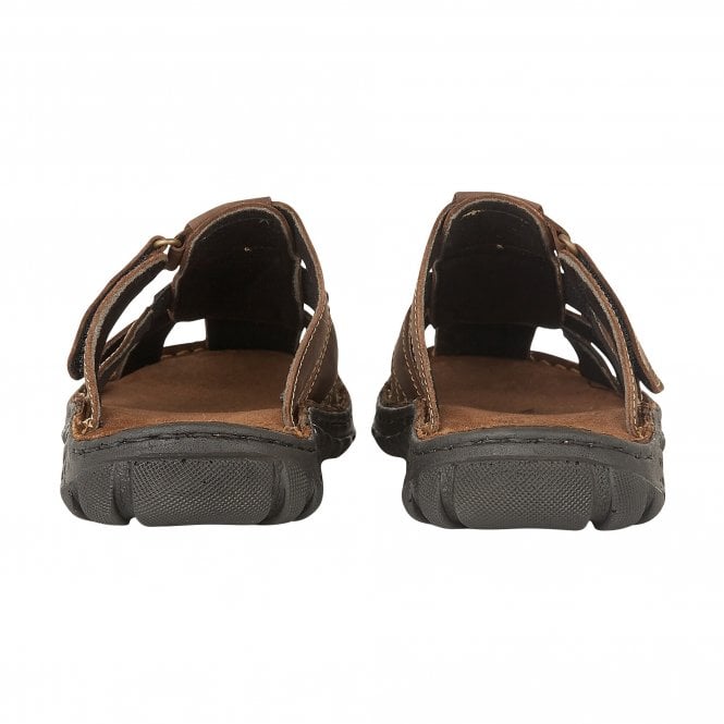  Brown Doran Mule Sandals | Lotus 