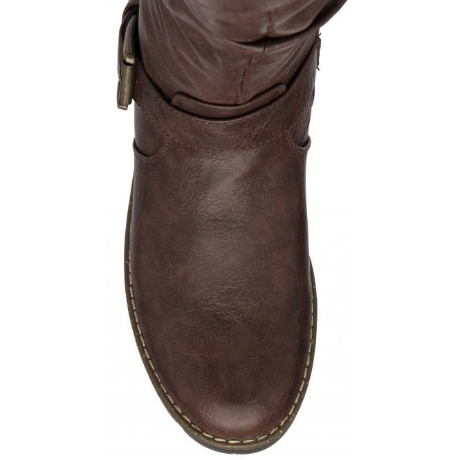  Brown Juniper Knee High Boots | Lotus