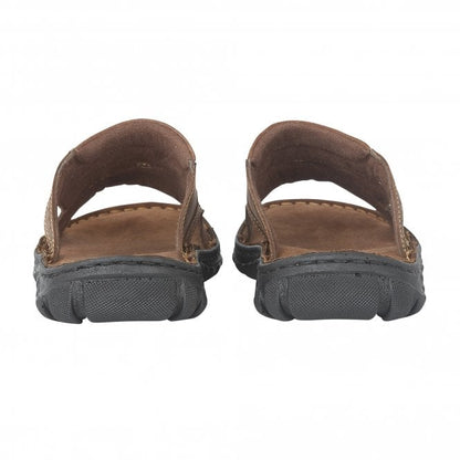  Brown Leather Cole Mule Sandals | Lotus 