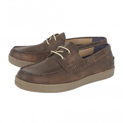  Brown Leather Dawson Deck Shoes | Lotus