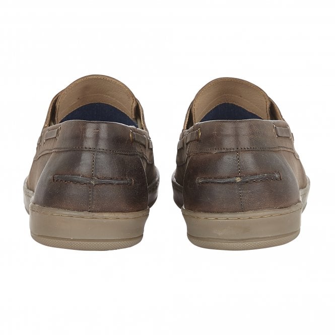  Brown Leather Dawson Deck Shoes | Lotus