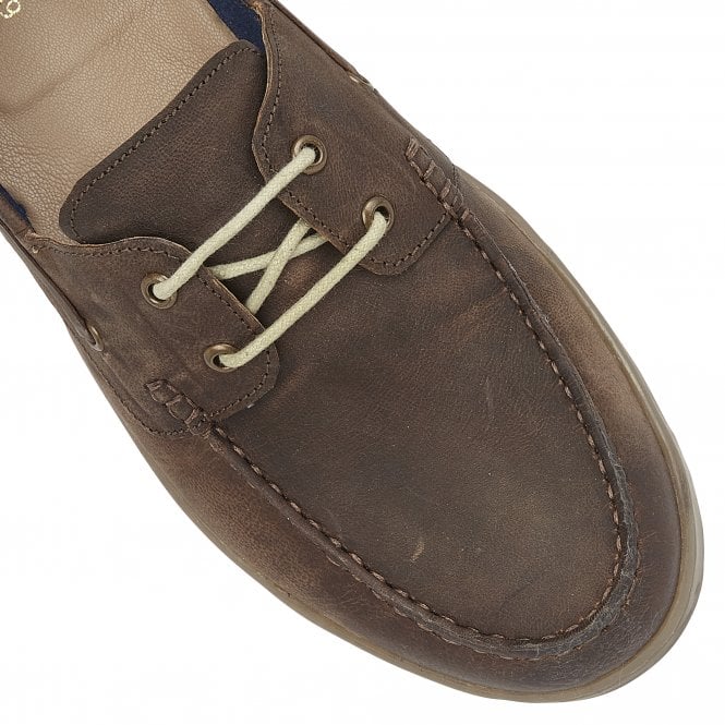  Brown Leather Dawson Deck Shoes | Lotus