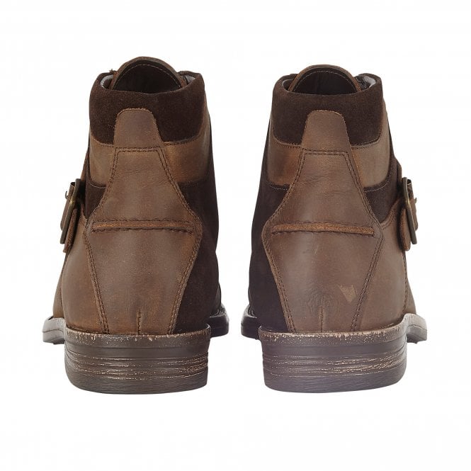  Brown Leather & Suede Irvine Lace-Up Boots | Lotus