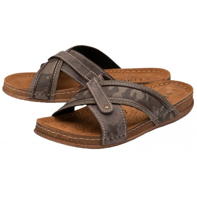  Brown Marvin Mule Sandals | Lotus 