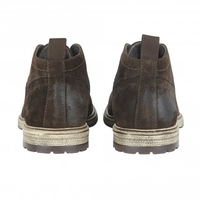  Brown Suede Owen Lace-Up Boots | Lotus