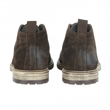  Brown Suede Owen Lace-Up Boots | Lotus