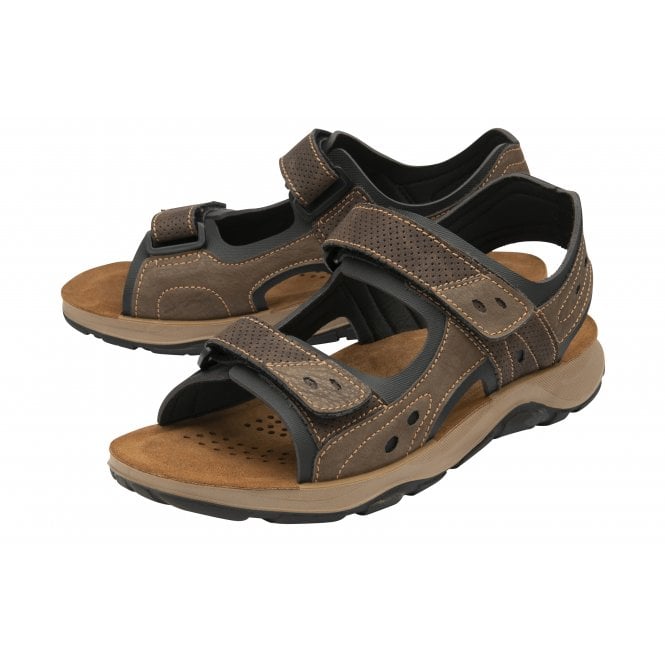  Brown Thuram Raft Sandals | Lotus