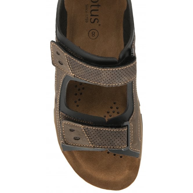  Brown Thuram Raft Sandals | Lotus