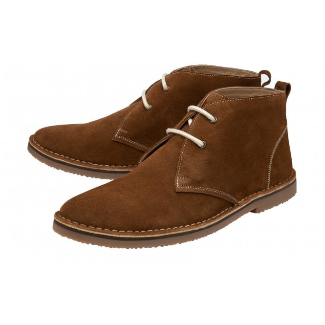  Cognac Suede Heyford Lace-Up Desert Boots | Lotus