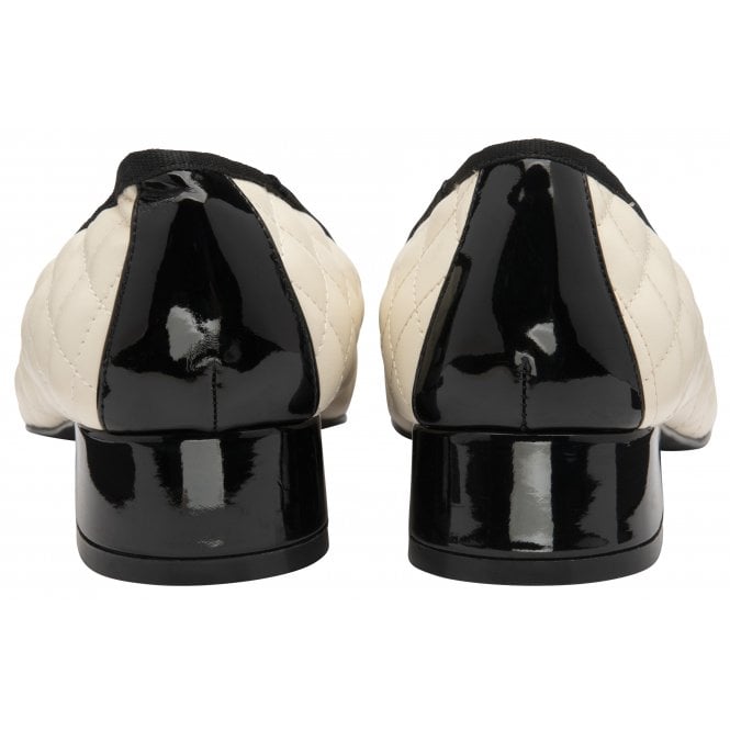  Cream & Black Ivy Ballerina Shoes | Lotus