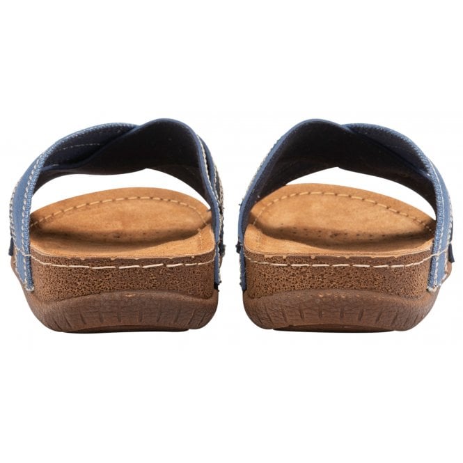 Denim Marvin Mule Sandals | Lotus 