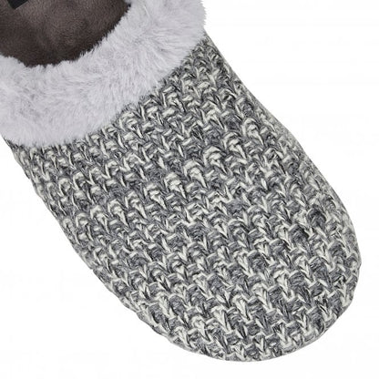  Grey Ada Textile Slippers | Lotus