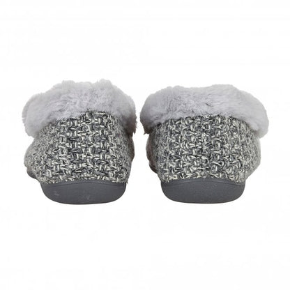  Grey Alice Textile Slippers | Lotus