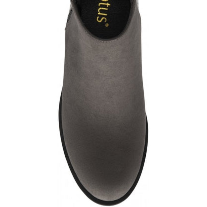  Grey & Black Snake-Print Anneka Ankle Boots | Lotus
