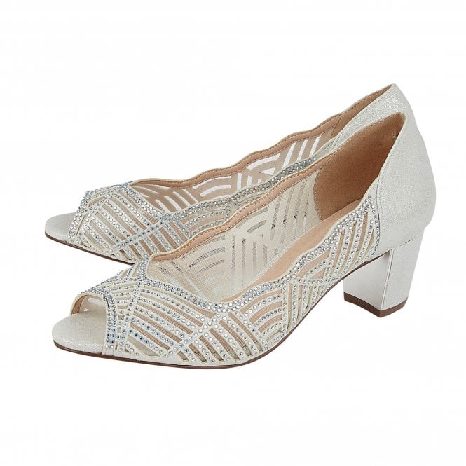  Ice & Diamante Immy Open-Toe Shoes | Lotus