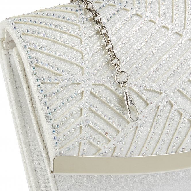  Ice & Diamante Nara Clutch Bag | Lotus
