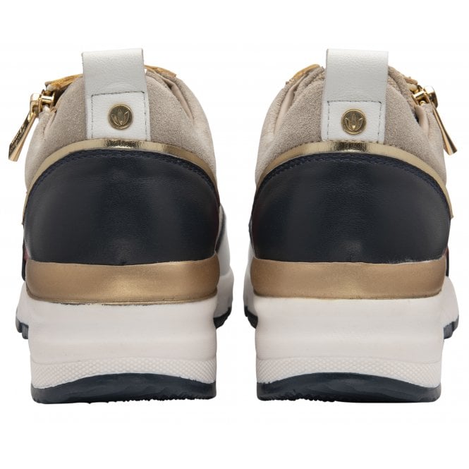  Natural Multi-Leather Sanford Casual Trainers | Stressless By Lotus