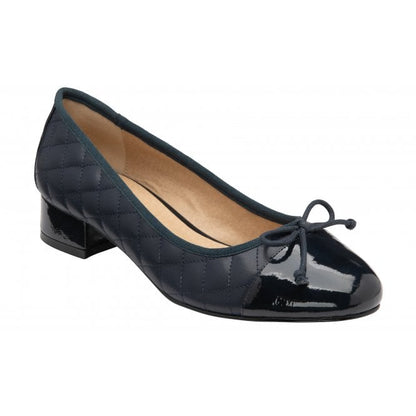  Navy Ivy Ballerina Shoes | Lotus