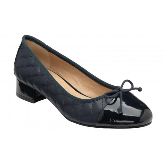  Navy Ivy Ballerina Shoes | Lotus