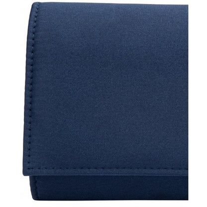  Navy Satin Trudy Clutch Bag | Lotus