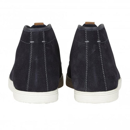 Navy Suede Caleb Lace-Up Boots | Lotus