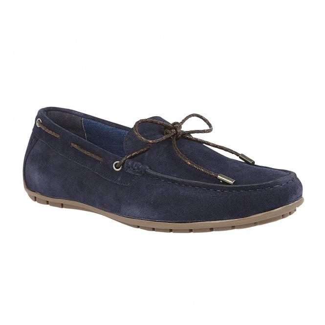  Navy Suede Easton Loafers | Lotus