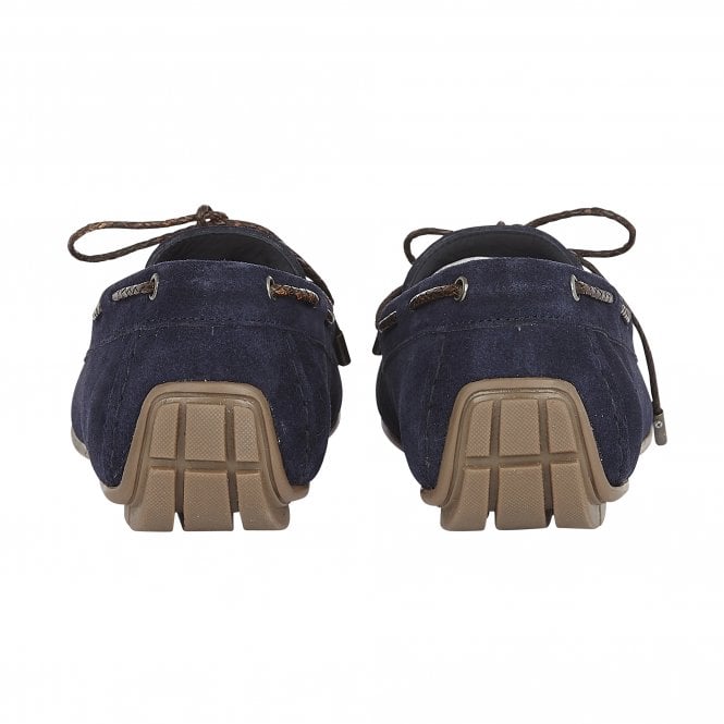  Navy Suede Easton Loafers | Lotus