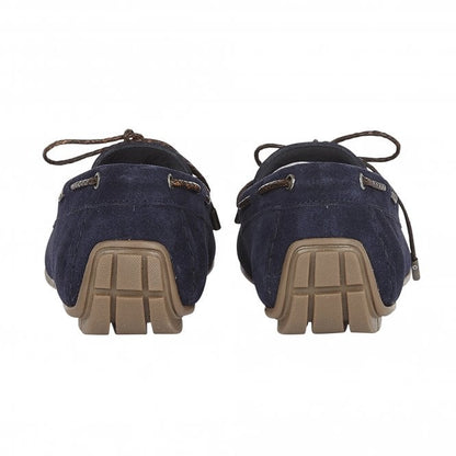  Navy Suede Easton Loafers | Lotus