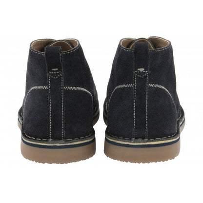  Navy Suede Heyford Lace-Up Desert Boots | Lotus