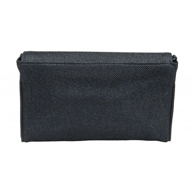  Navy Textile Denise Clutch Bag | Lotus