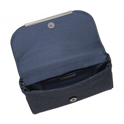  Navy Textile Denise Clutch Bag | Lotus