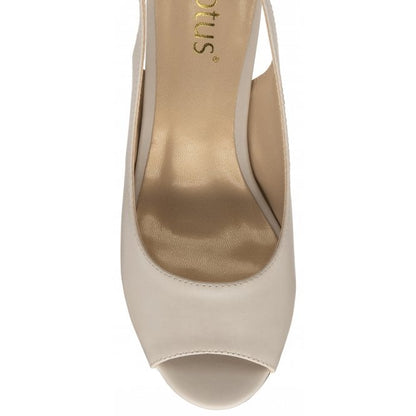  Nude Evelyn Slingback Shoes | Lotus