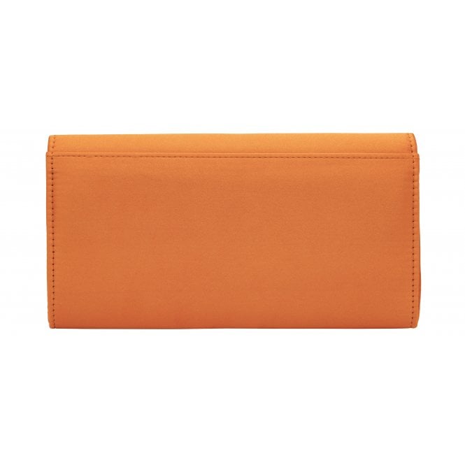  Orange Satin Trudy Clutch Bag | Lotus