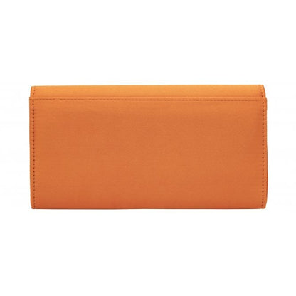  Orange Satin Trudy Clutch Bag | Lotus