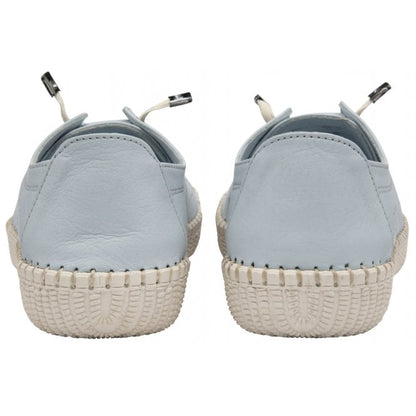  Pale Blue Leather Kamari Casual Shoes | Lotus