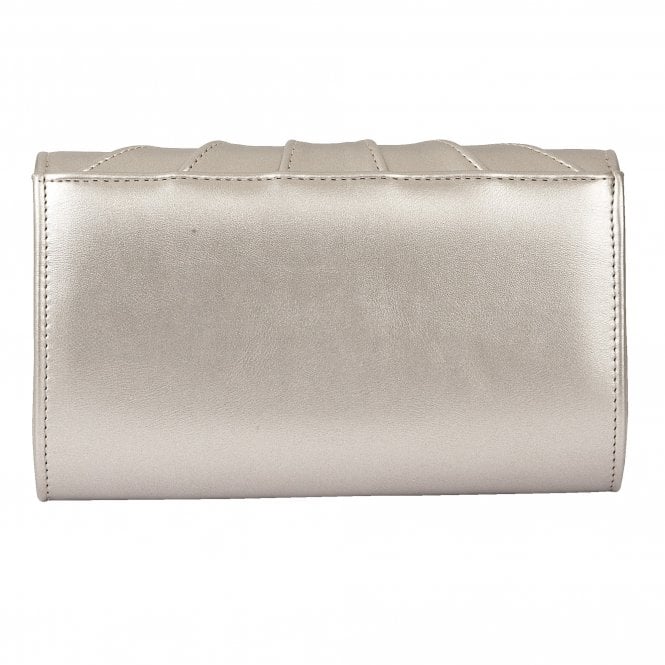  Pewter Metallic Aria Cluster Clutch Bag | Lotus 