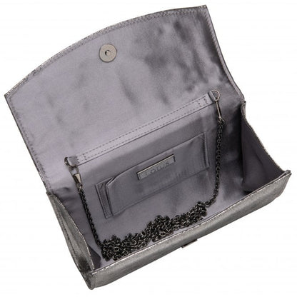  Pewter Raine Clutch Bag | Lotus