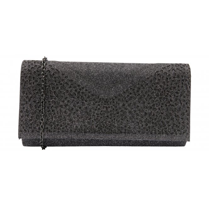  Pewter Textile Esmee Clutch Bag | Lotus