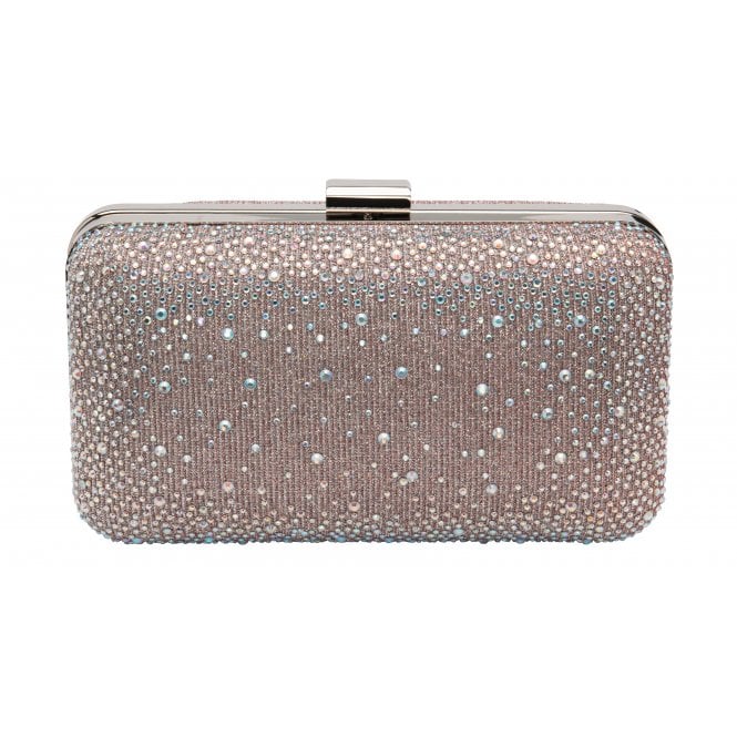  Pink & Diamante Lule Clutch Bag | Lotus 