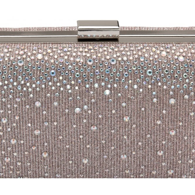  Pink & Diamante Lule Clutch Bag | Lotus 