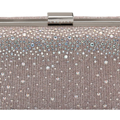  Pink & Diamante Lule Clutch Bag | Lotus 