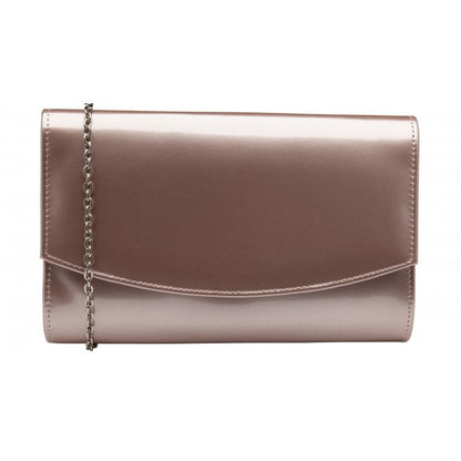  Pink Pearl Patent Raine Clutch Bag | Lotus