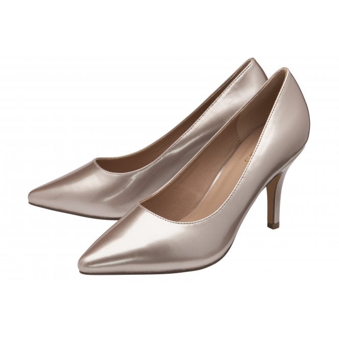  Pink Pearl Patent Roma Court Shoes | Lotus