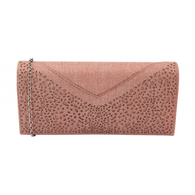  Pink Textile Esmee Clutch Bag | Lotus 