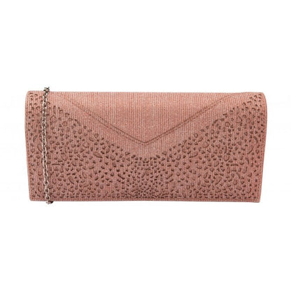  Pink Textile Esmee Clutch Bag | Lotus 