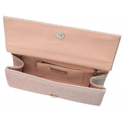  Pink Textile Esmee Clutch Bag | Lotus 