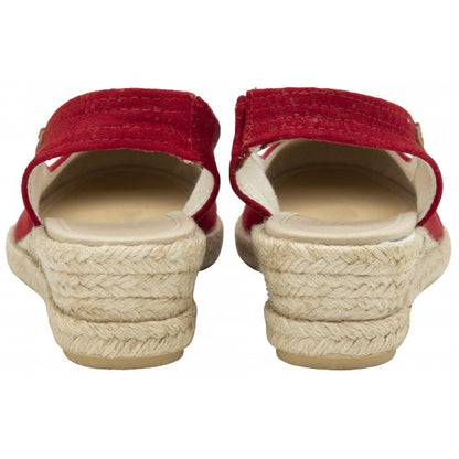  Red Anais Espadrille Wedge Shoes | Lotus