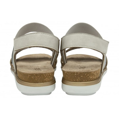  Silver Almalfi Ankle Strap Sandals | Lotus