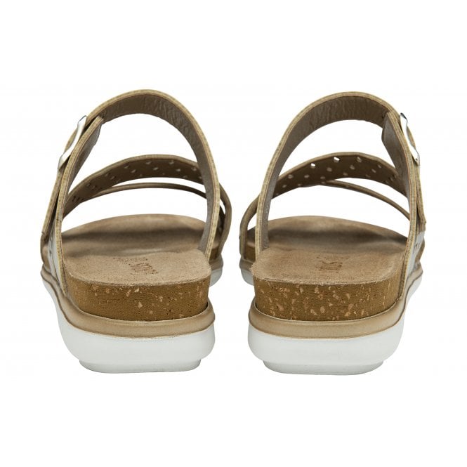  Silver Capri Mule Sandals | Lotus