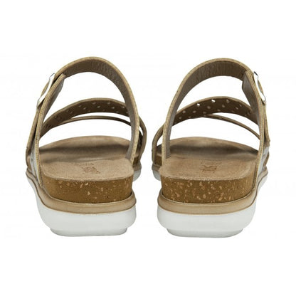  Silver Capri Mule Sandals | Lotus